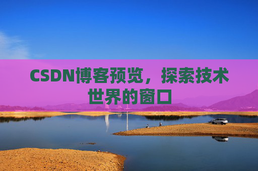 CSDN博客预览,探索技术世界的窗口